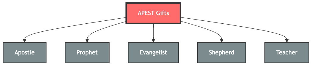 Flourishing Currents APEST-11D™ Framework Component I: The Five APEST Gifts