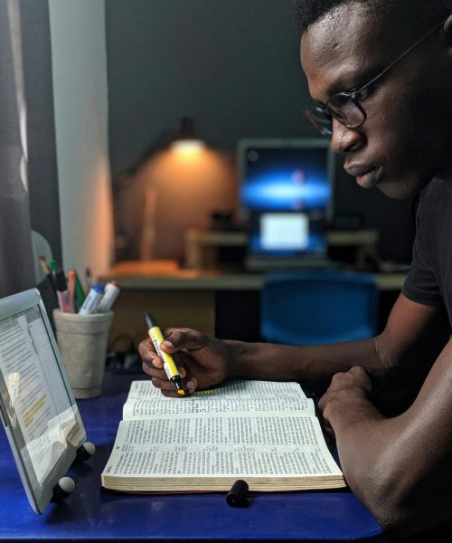 pexels-diimejii-2574616 Man Bible study